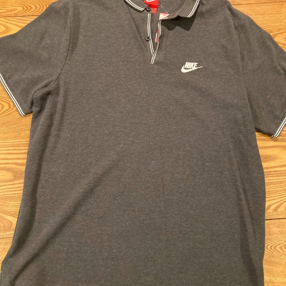 New Nike Dressy Short-sleeved Golf Shirt with collar XL